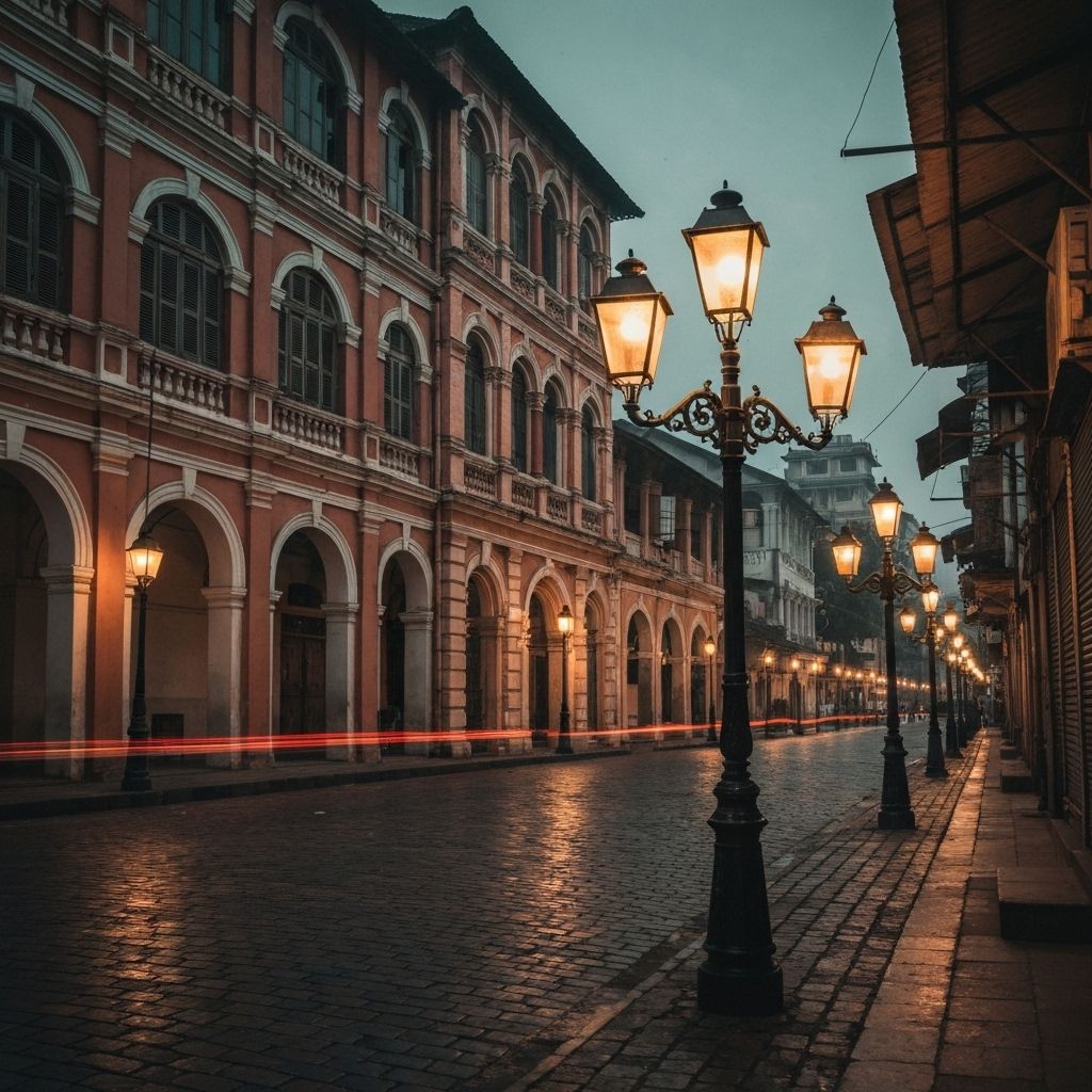 French Colonial Gas Lights